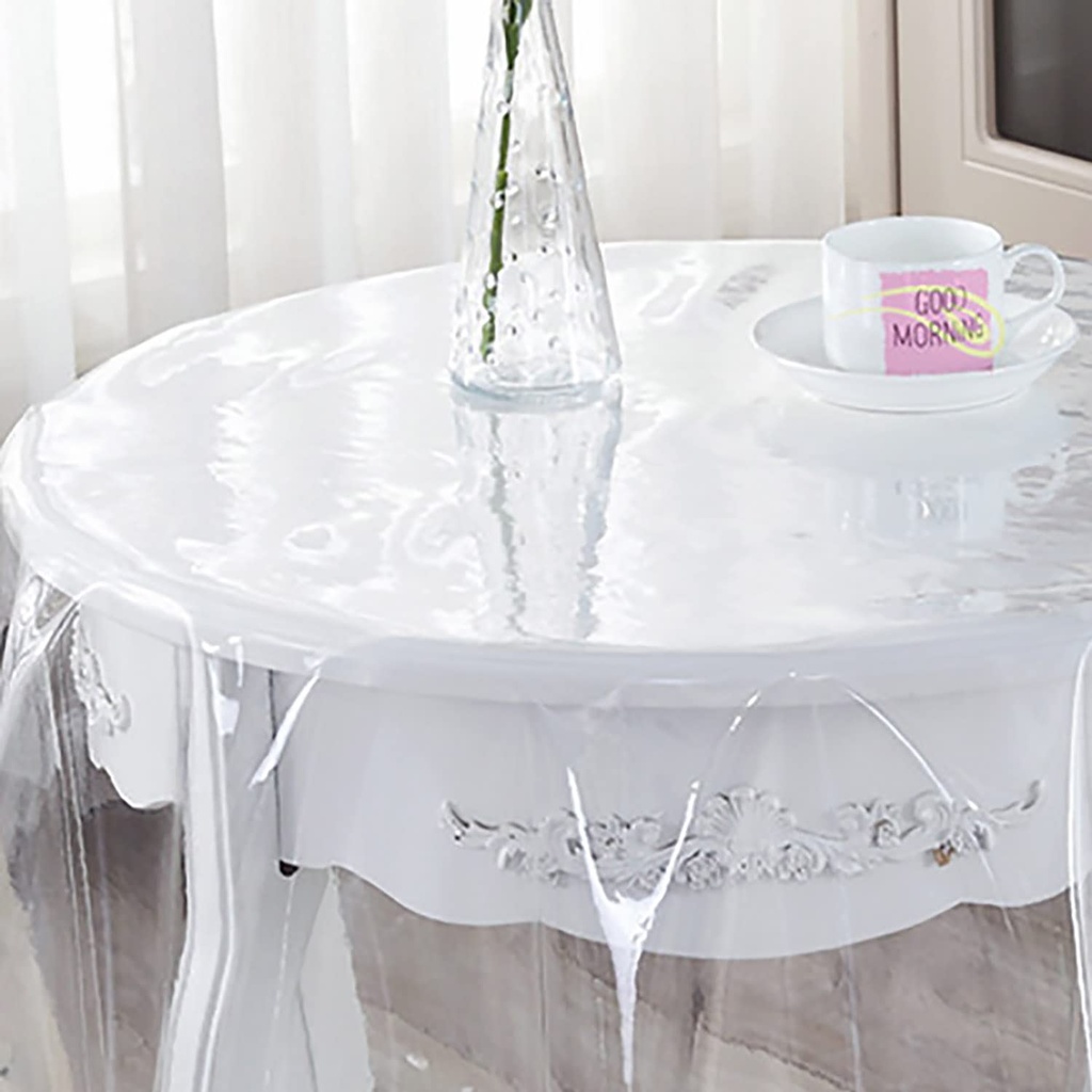 NAPPE CRISTAL RONDE TRANSPARENTE