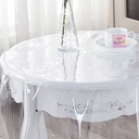 NAPPE CRISTAL RONDE TRANSPARENTE