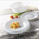 Bormioli Rocco Saladier Ero blanc 23 cm, verre opale,