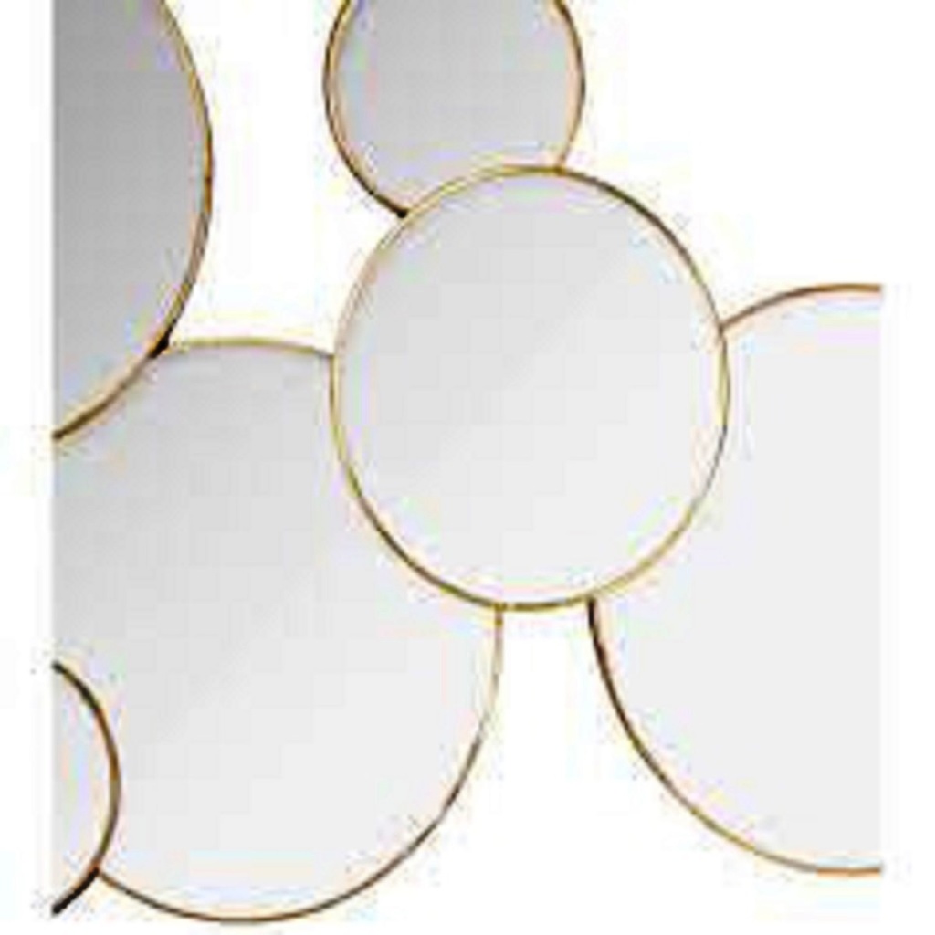 MIROIR MULTI ROND LILA 61X37