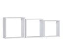 25735-SHELVY S/3 CUBE BLANC