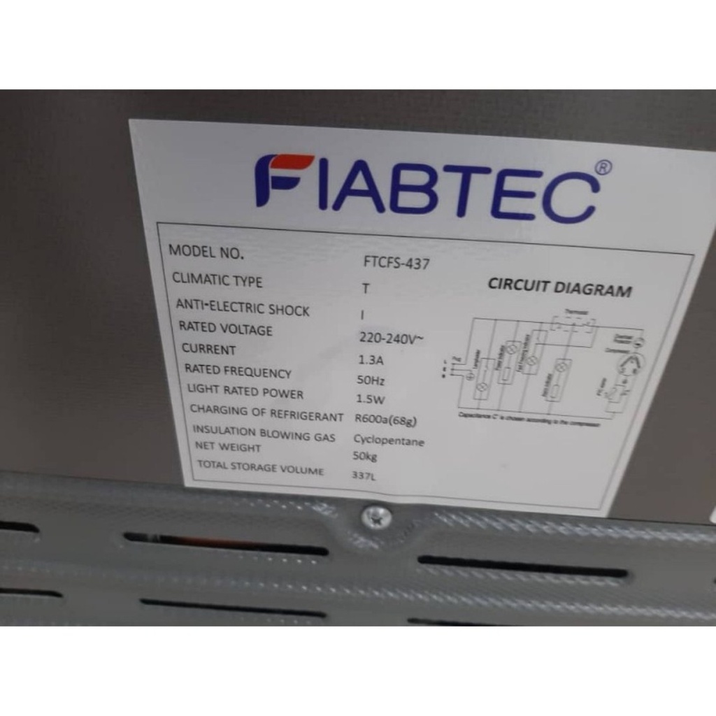 FIABTEC CONGEL INOX 337 L T
