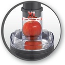 Moulinex Centrifugeuse Easy Fruit Appareil Extracteur de Jus Fruits ou Légumes 2 Vitesses Capacité 2L 800W Métal