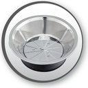Moulinex Centrifugeuse Easy Fruit Appareil Extracteur de Jus Fruits ou Légumes 2 Vitesses Capacité 2L 800W Métal