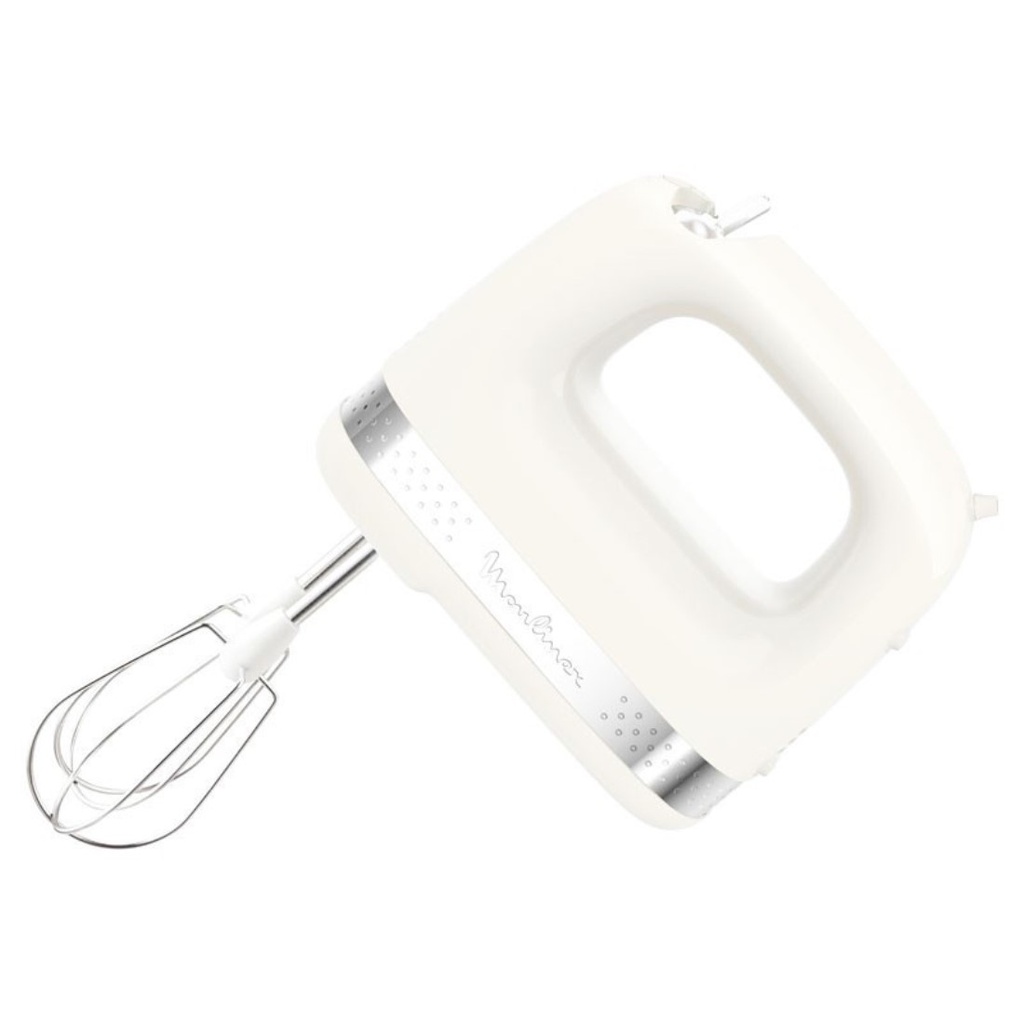 MOULINEX FOUETS A MAIN 2 VITESSES BLANC 200W