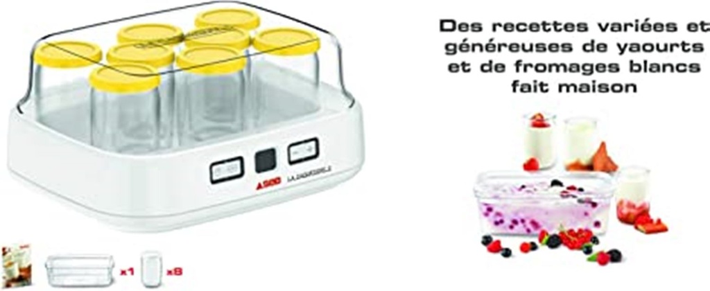 YAOURTIERE 8 POTS EN VERRE