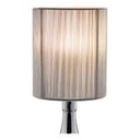 CARLITA LAMPE ARGENT H39 CM