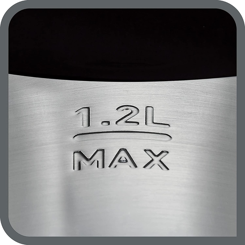 TEFAL Bouilloire INOX COMPACT 1.2L Bouilloire électrique Bouilloire sans fil Bouilloire inox