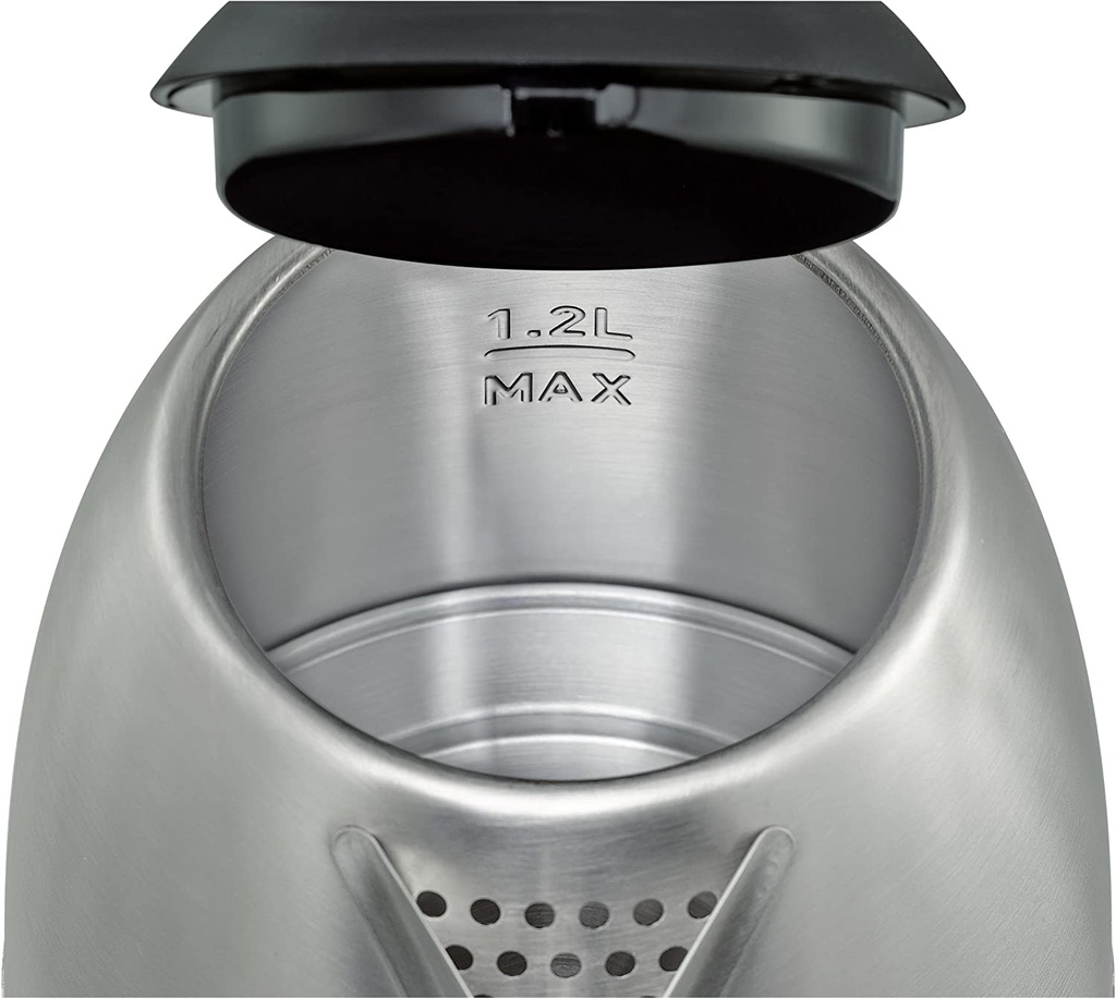 TEFAL Bouilloire INOX COMPACT 1.2L Bouilloire électrique Bouilloire sans fil Bouilloire inox