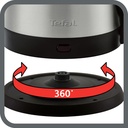 TEFAL Bouilloire INOX COMPACT 1.2L Bouilloire électrique Bouilloire sans fil Bouilloire inox
