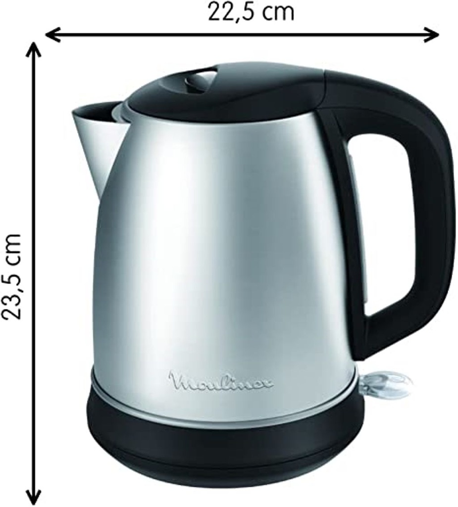 MOULINEX BOUILLOIRE SUBITO RINOX NOIR 1.7 L 2200W