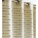 RIDEAUX A EUILLETS 140X240 GOLDEN SUN