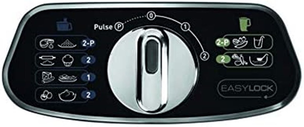 MOULINEX ROBOT DOUBLE FORCE NOIR 3L 1000W