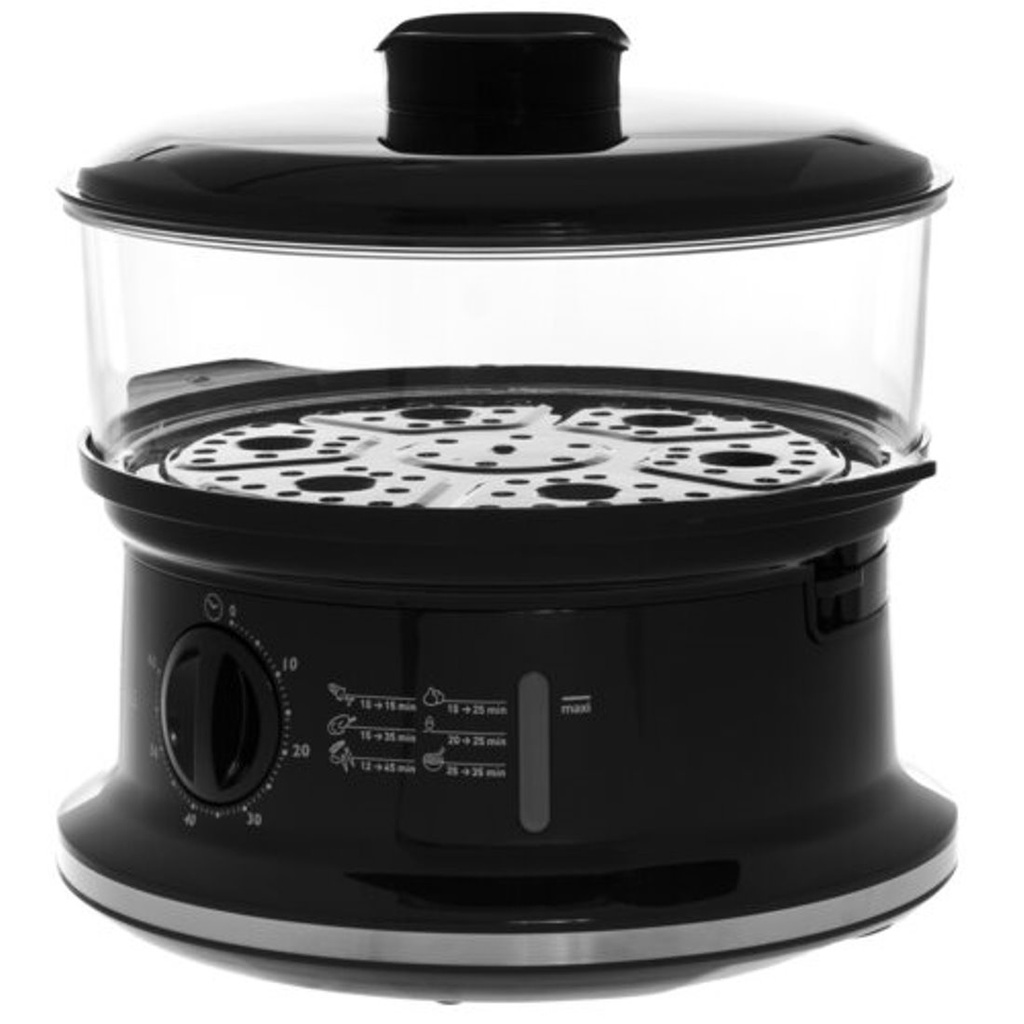 TEFAL CUISEUR A VAPEUR PLASTIC NOIR X2