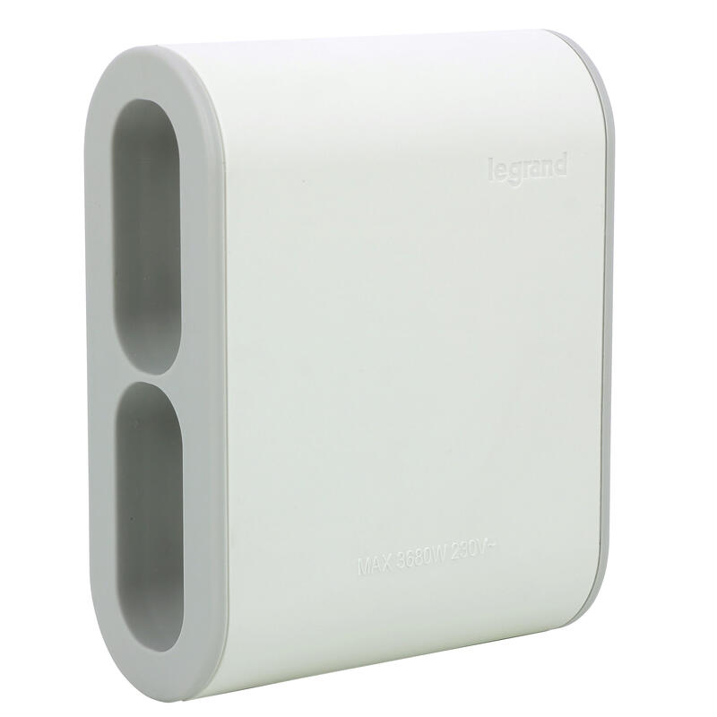 FICHE MULTIPLE STD 4X2P 6A B/GRIS 49400 LE