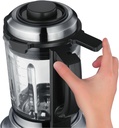 Moulinex Blender Chauffant Ultrablend Cook Mixeur Électrique Bol Verre Capacité 2L Soupe Coulis Compote Lait