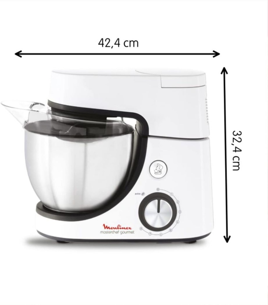 MOULINEX ROBOT PATISSIER BLANC 4.6 L