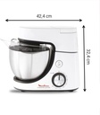 MOULINEX ROBOT PATISSIER BLANC 4.6 L