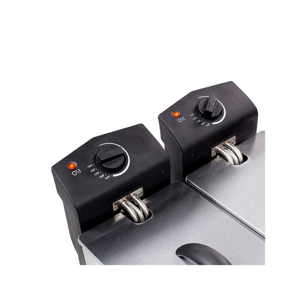 TRISTAR FRITEUSE ELECTRIQUE ACIER INOXIDABLE 2L