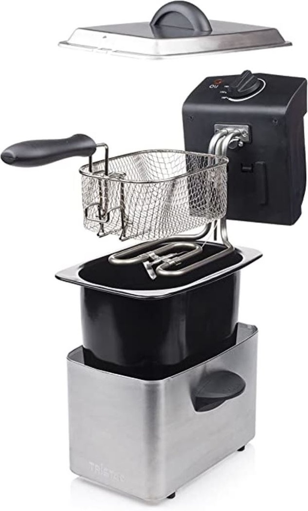TRISTAR FRITEUSE ELECTRIQUE ACIER INOXIDABLE 2L