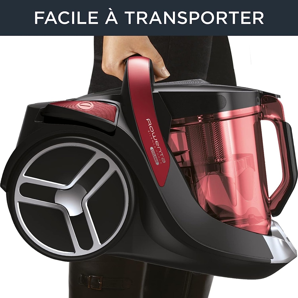 Rowenta Swift Power Cyclonic Aspirateur Sans Sac Compact Capacité 1,5 L Brosse Parquet