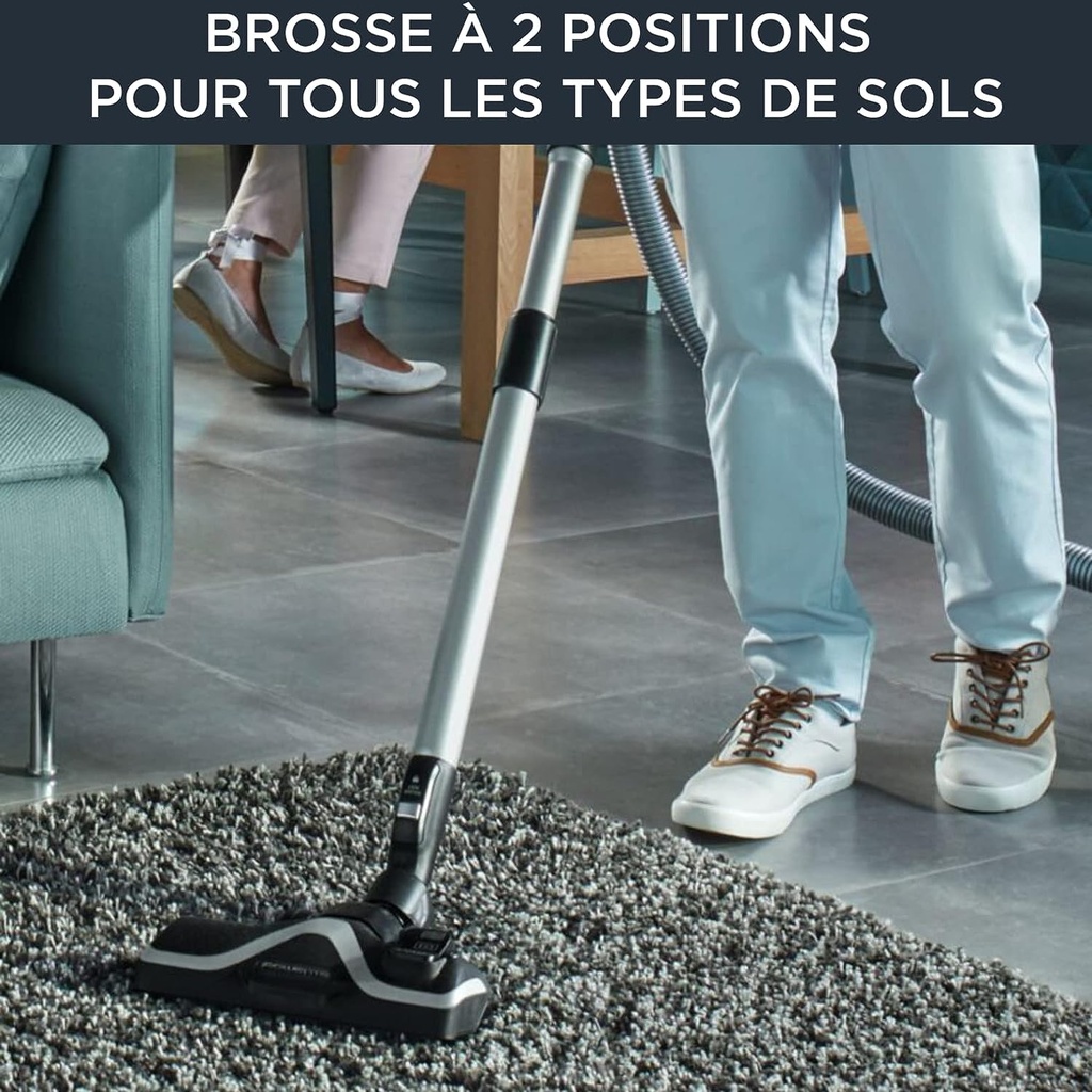 Rowenta Swift Power Cyclonic Aspirateur Sans Sac Compact Capacité 1,5 L Brosse Parquet