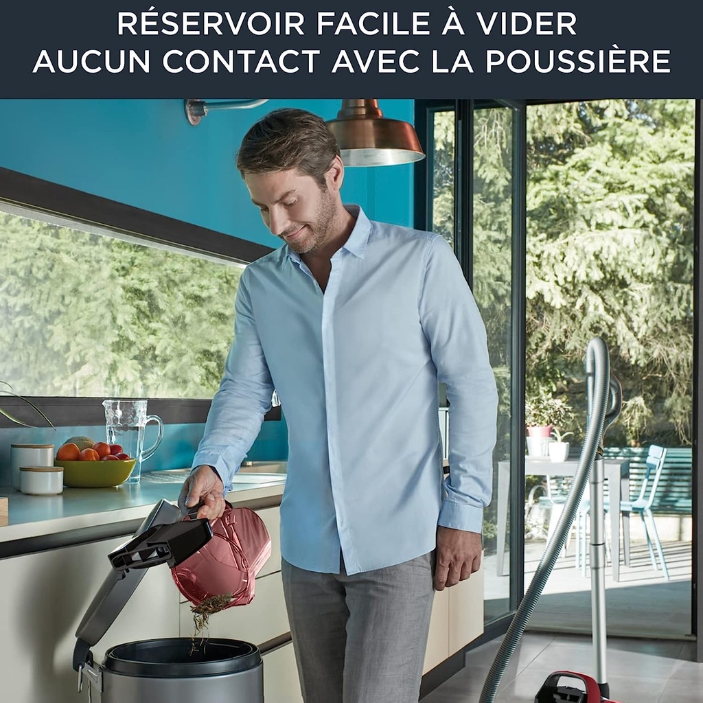 Rowenta Swift Power Cyclonic Aspirateur Sans Sac Compact Capacité 1,5 L Brosse Parquet