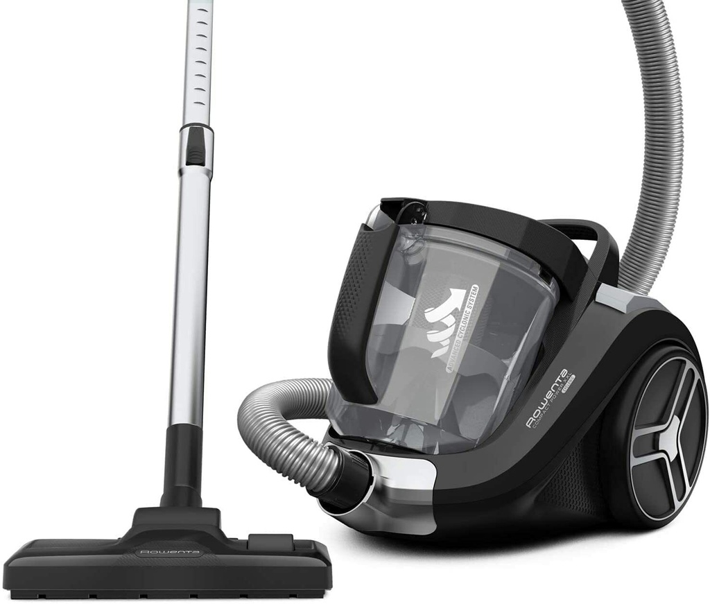 Rowenta Swift Power Cyclonic Aspirateur Sans Sac Compact Capacité 2,5 L Brosse Parquet