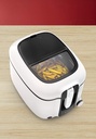 Moulinex Friteuse 2,2L Capacité 1,5 kg frites 1800 W Thermostat ajustable Ouverture automatique Nettoyage Facile Cuve anti-adhésive amovible