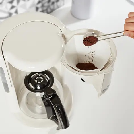 MOULINEX CAFETIERE 10-15 Tasses 1,25 Litres SOLEIL IVOIRE PROGRAMM