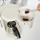 MOULINEX CAFETIERE 10-15 Tasses 1,25 Litres SOLEIL IVOIRE PROGRAMM