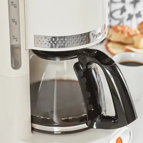 MOULINEX CAFETIERE 10-15 Tasses 1,25 Litres SOLEIL IVOIRE PROGRAMM