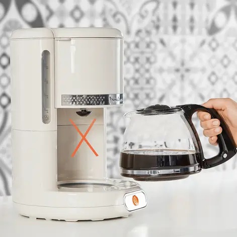 MOULINEX CAFETIERE 10-15 Tasses 1,25 Litres SOLEIL IVOIRE PROGRAMM