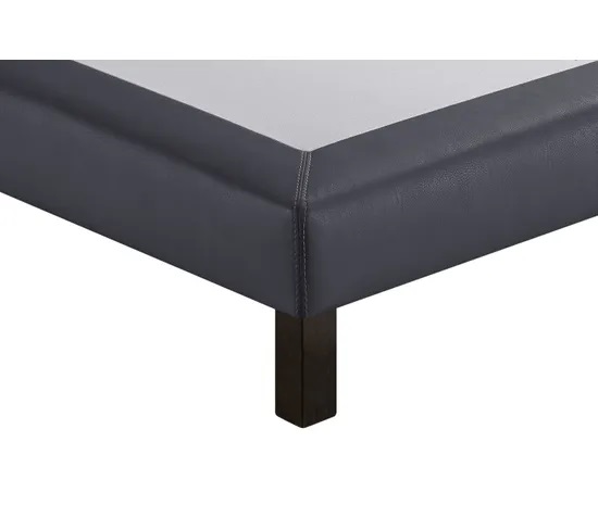 SIMMONS Sommier gris 140x190 cm DECO PU 2