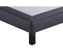SIMMONS Sommier gris 140x190 cm DECO PU 2