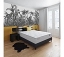SIMMONS Sommier gris 140x190 cm DECO PU 2