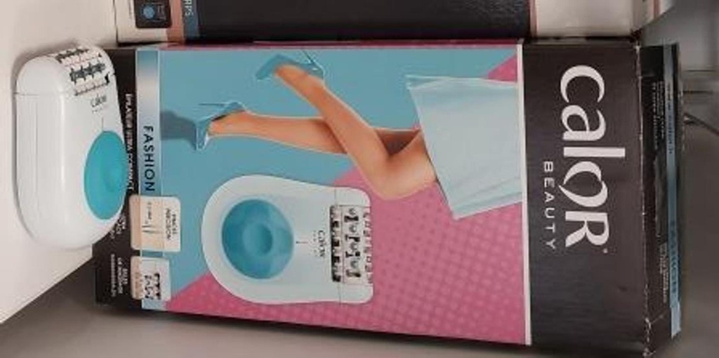 Epilateur électrique, 24 pinces de précision, Compact, Billes de massage, Fabriqué en France