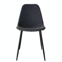 CHAISE EN TISSU GRIS