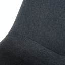 CHAISE EN TISSU GRIS