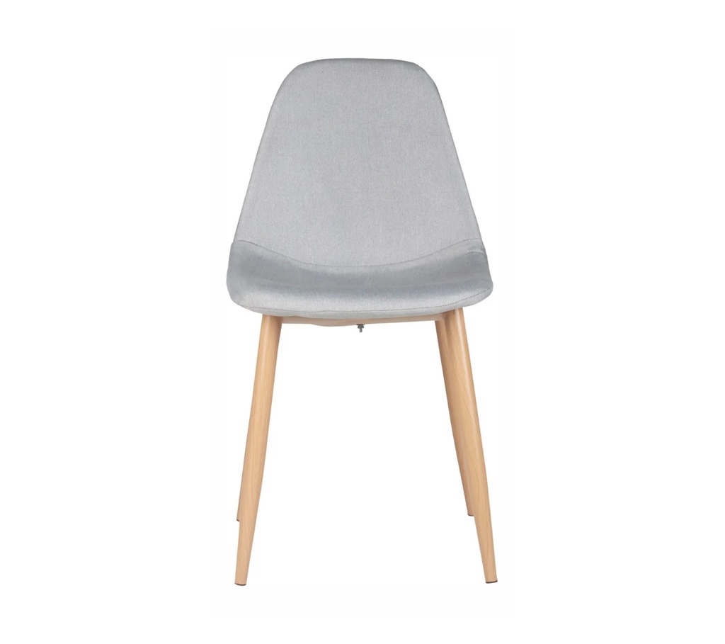 LYNETTE 2 CHAISES GRISES