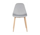 LYNETTE 2 CHAISES GRISES