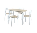 RICK 2 TABLE+4 CHAISES CHENEBLANC