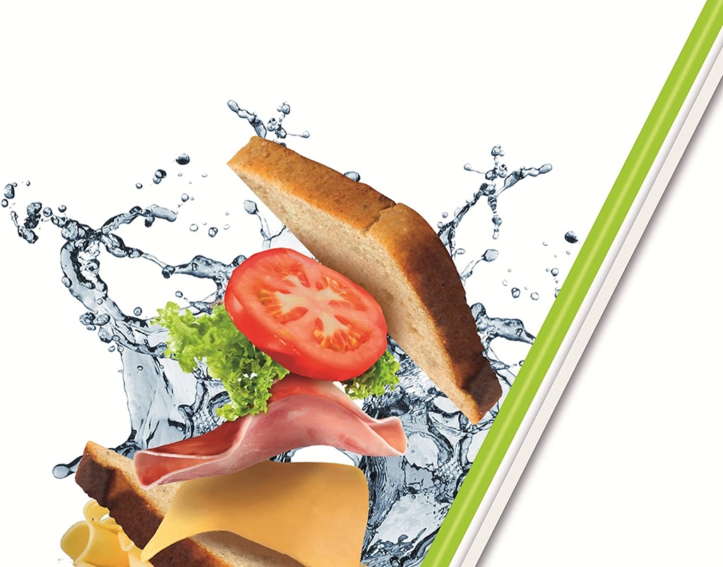 Tefal - Masterseal to go - Boîte Sandwich à Compartiments - 0.85 L - Vert