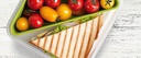 Tefal - Masterseal to go - Boîte Sandwich à Compartiments - 0.85 L - Vert