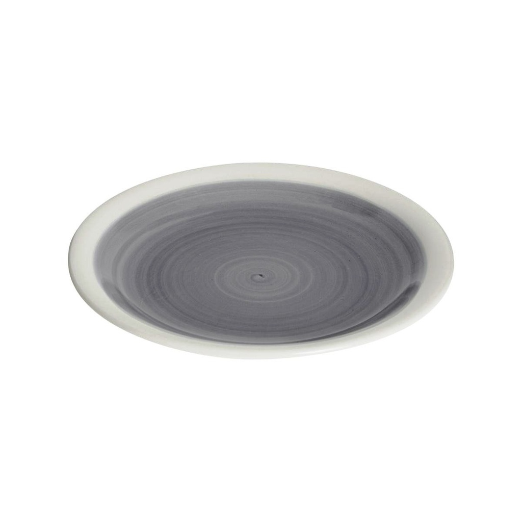 ASSIETTE DESSERT BABORD GRIS 19 CM