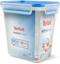 Tefal Masterseal fresh food Container, Rectangle, 1.6 Liter, Blue / Clear