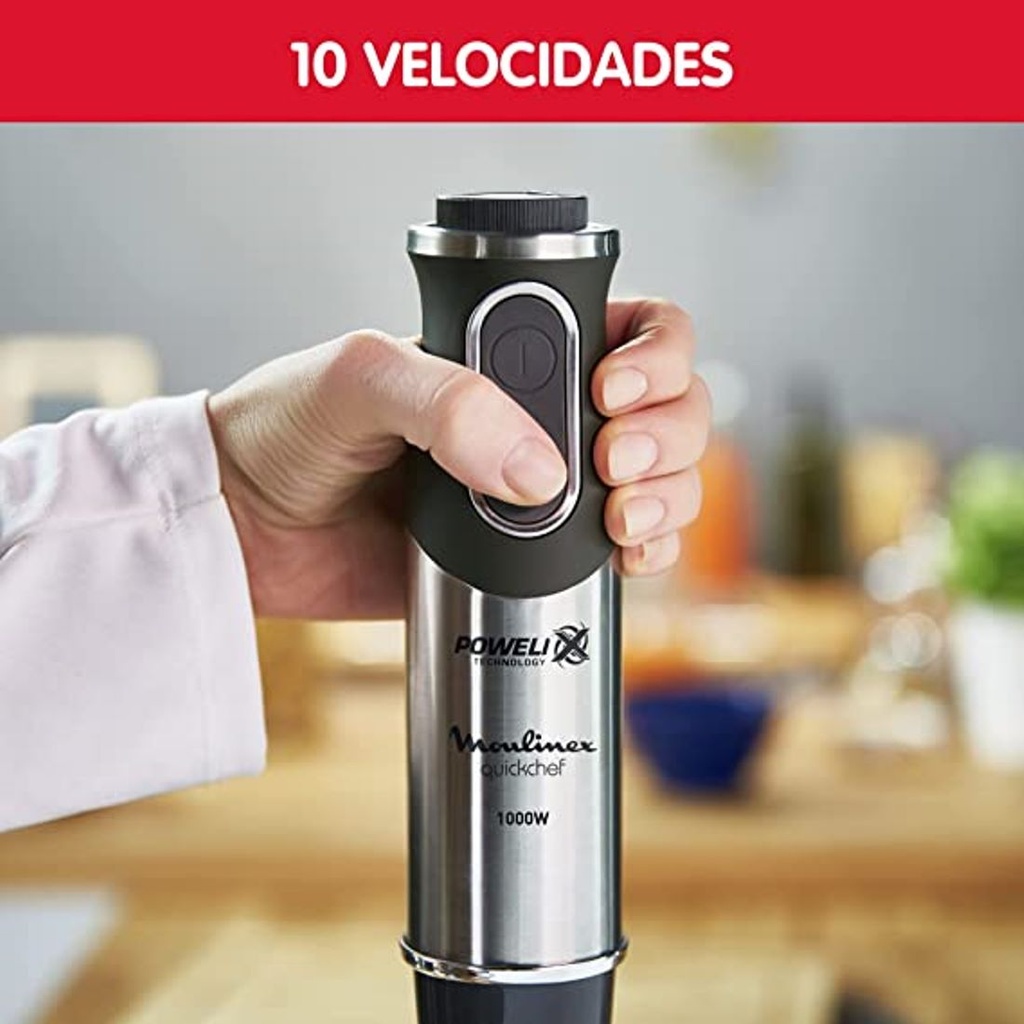 MOULINEX MIXEUR PLONGEUR INOX 1000W