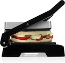 Tristar Grill à Contact Grille, Viande, panini, Couvercle Flottant-Bac récupérateur de Graisses, Métal, Noir