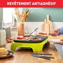 Tefal Crêpière électrique, 1000 W, Surface antiadhésive, Fonction Thermospot, Crêpes, Pancakes, Fabriqué en France