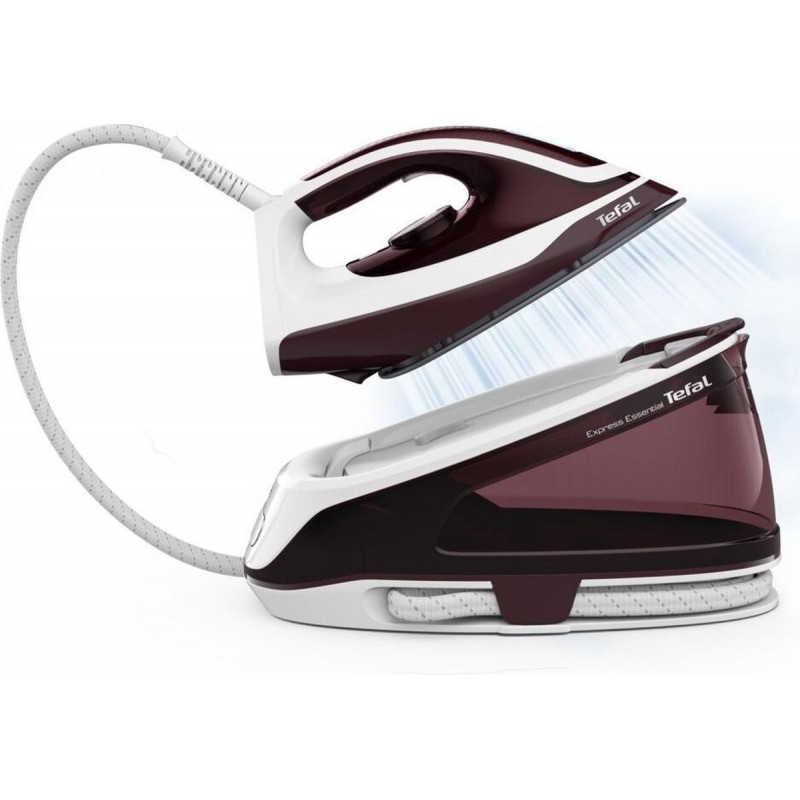 Tefal Générateur Vapeur Fer Express Essential, 2200W, Blanc/Mauve